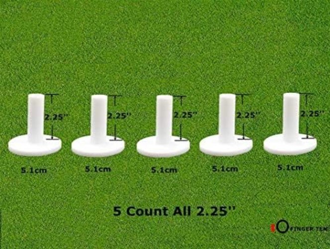Versatile Golf Rubber Tees Pack - Perfect for Any Skill Level Practice