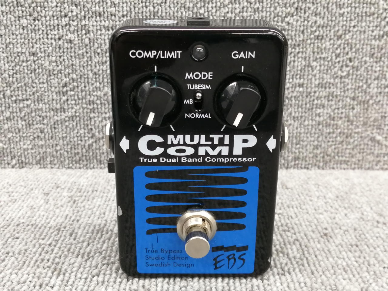 EBS MultiComp-SE Bass Compressor Effect Pedal Used