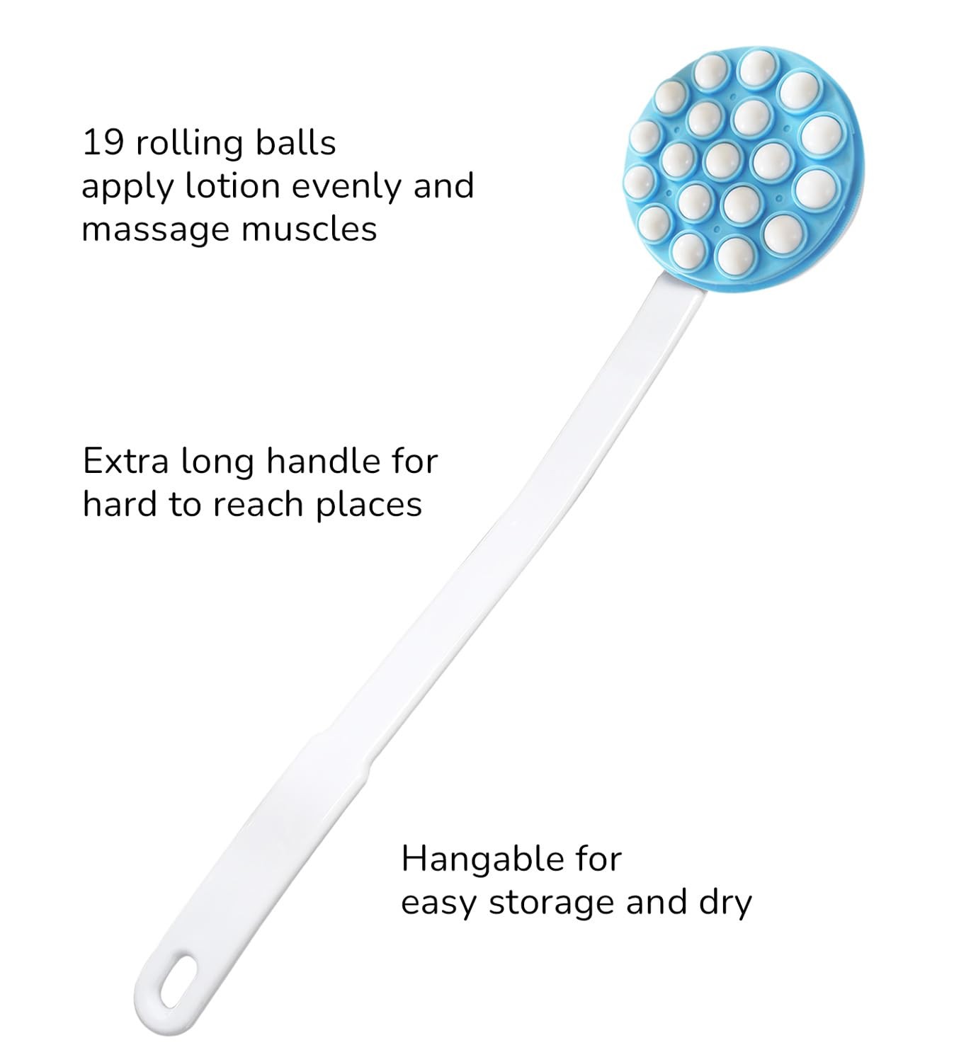 UMOPPHIX Lotion Applicator for Back, Back Women White