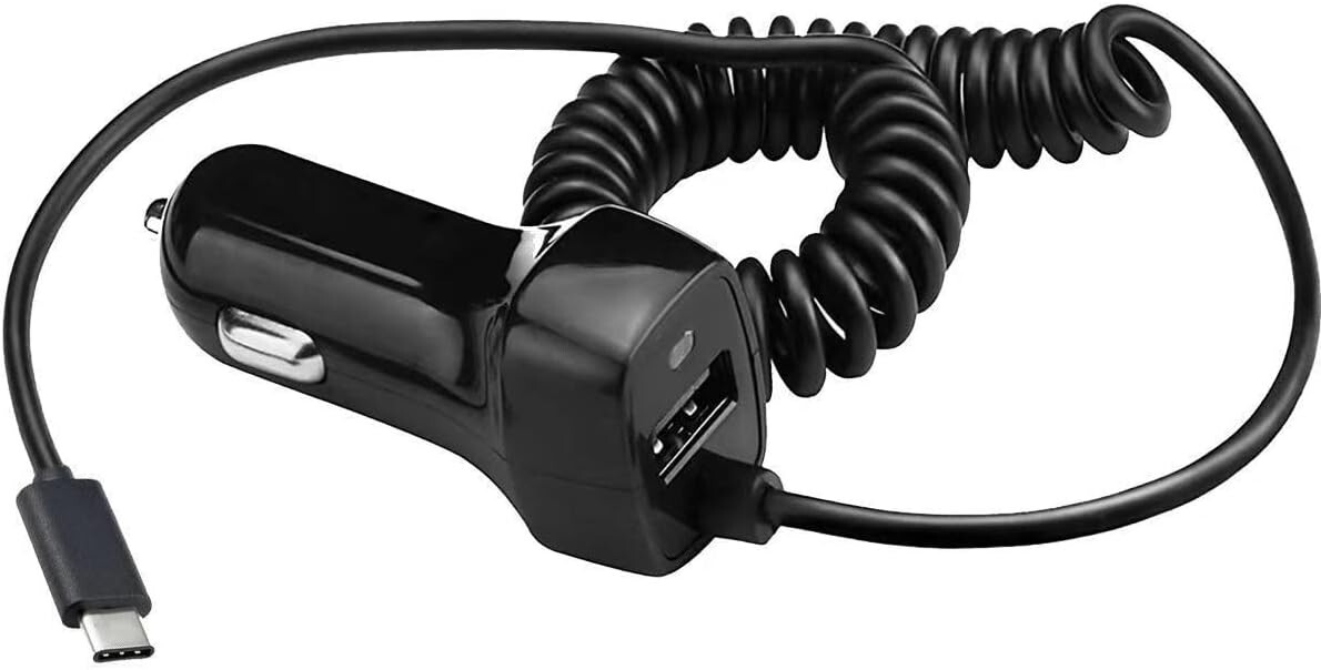 Power Car Charger w/USB Charging Port for Motorola Moto G (2025)