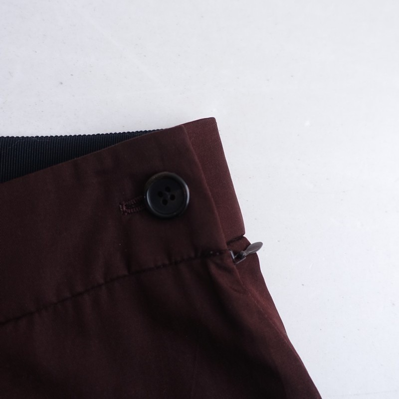 [Margaret Howell] [Cupro/Cotton] [Size 1] Flare box pleated skirt