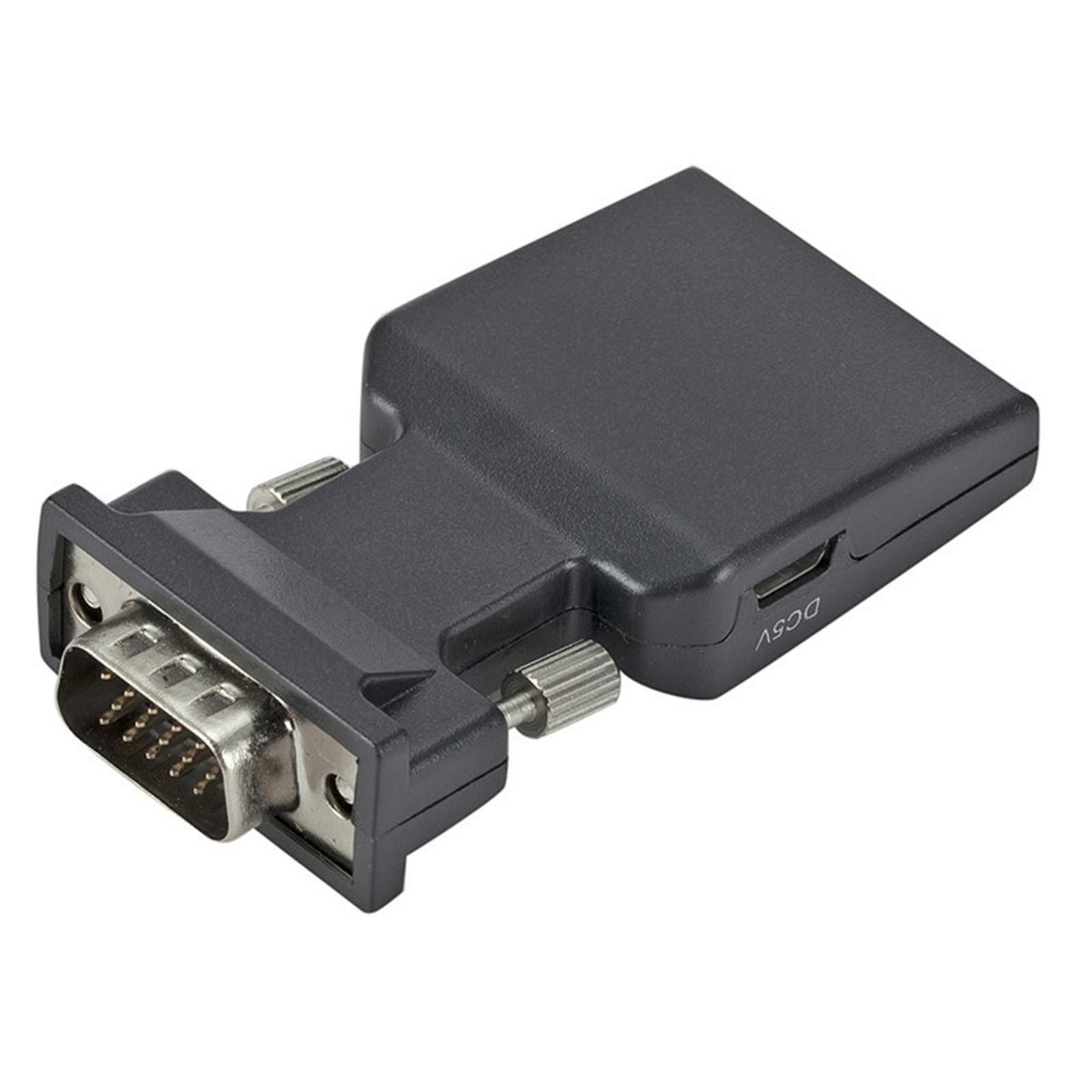 VGA Input To HDMI Output Adapter+ Audio Cable+USB Cable For Win7/8/10