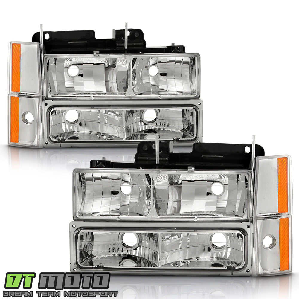 1988-1993 Chevy Silverado Suburban Sierra Yukon Headlights Corner Bumper Lights