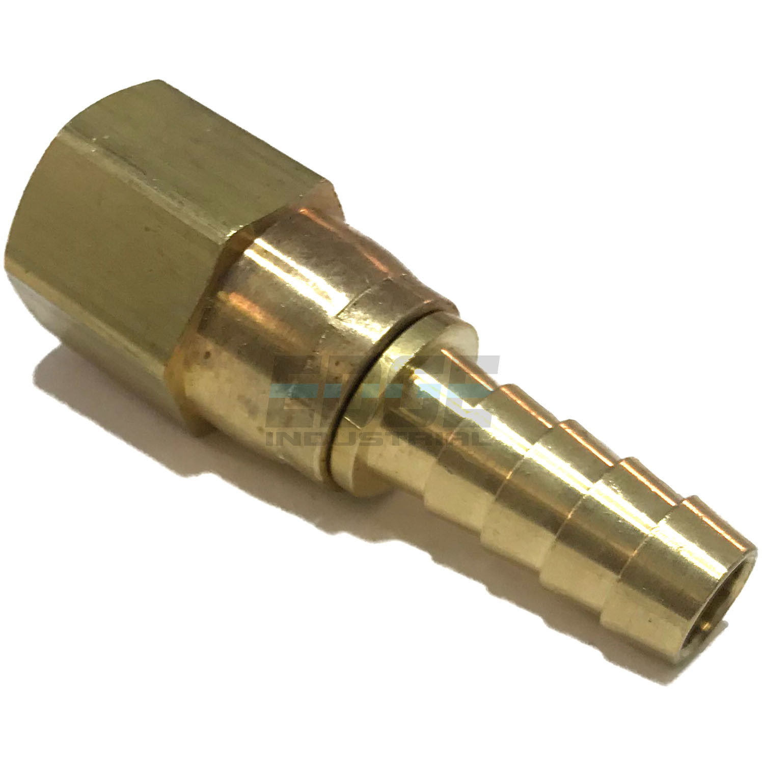 3/8 SWIVEL HOSE BARB X 3/8  FEMALE NPT Brass Pipe Fitting NPT Gas Fuel Water Air