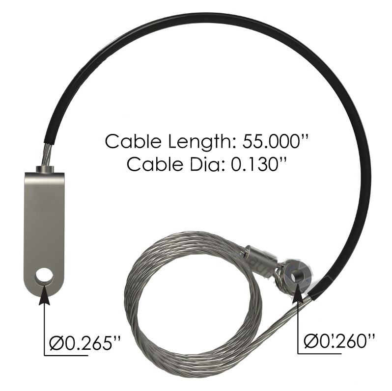 KENWORTH HOOD CABLE (55" Length) #K068-57691