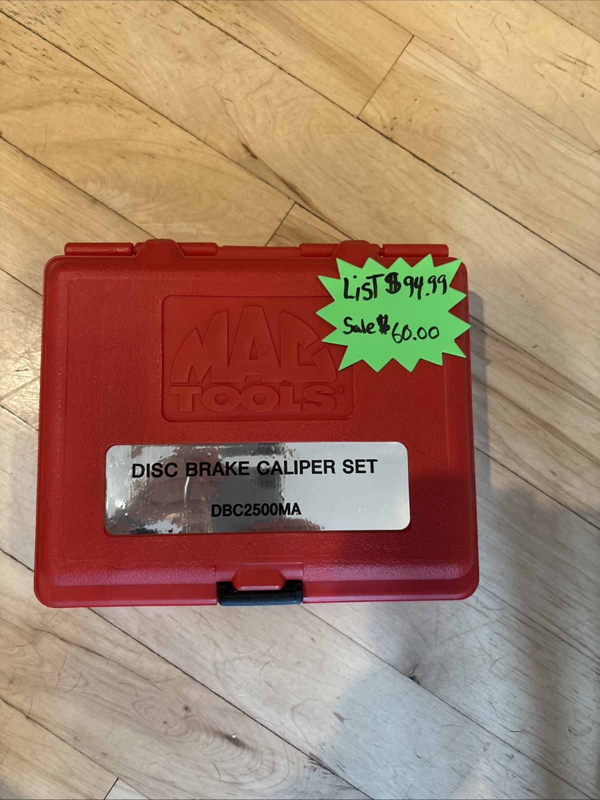 Mac Tools DBC2500MA Disc Brake Caliper Tool Set USA w/ Case Complete Mechanic