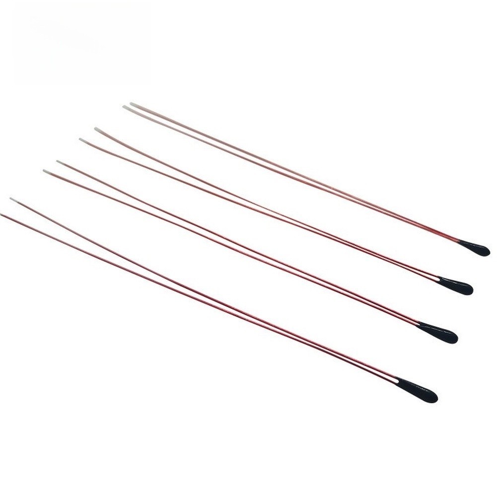 10Pcs 10K Ohm Thermistor B3950 1% Tolerance MF52B Temp Sensor with 100mm Leads