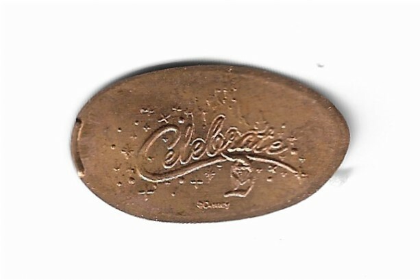 Disneyland -"Celebrate" - Pressed Penny - 2015 - Retired