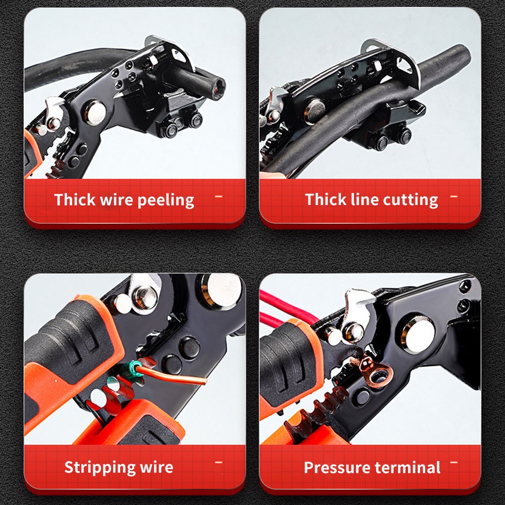 Multifunctional Quickstrip Magnify Wire Stripper Tool TL