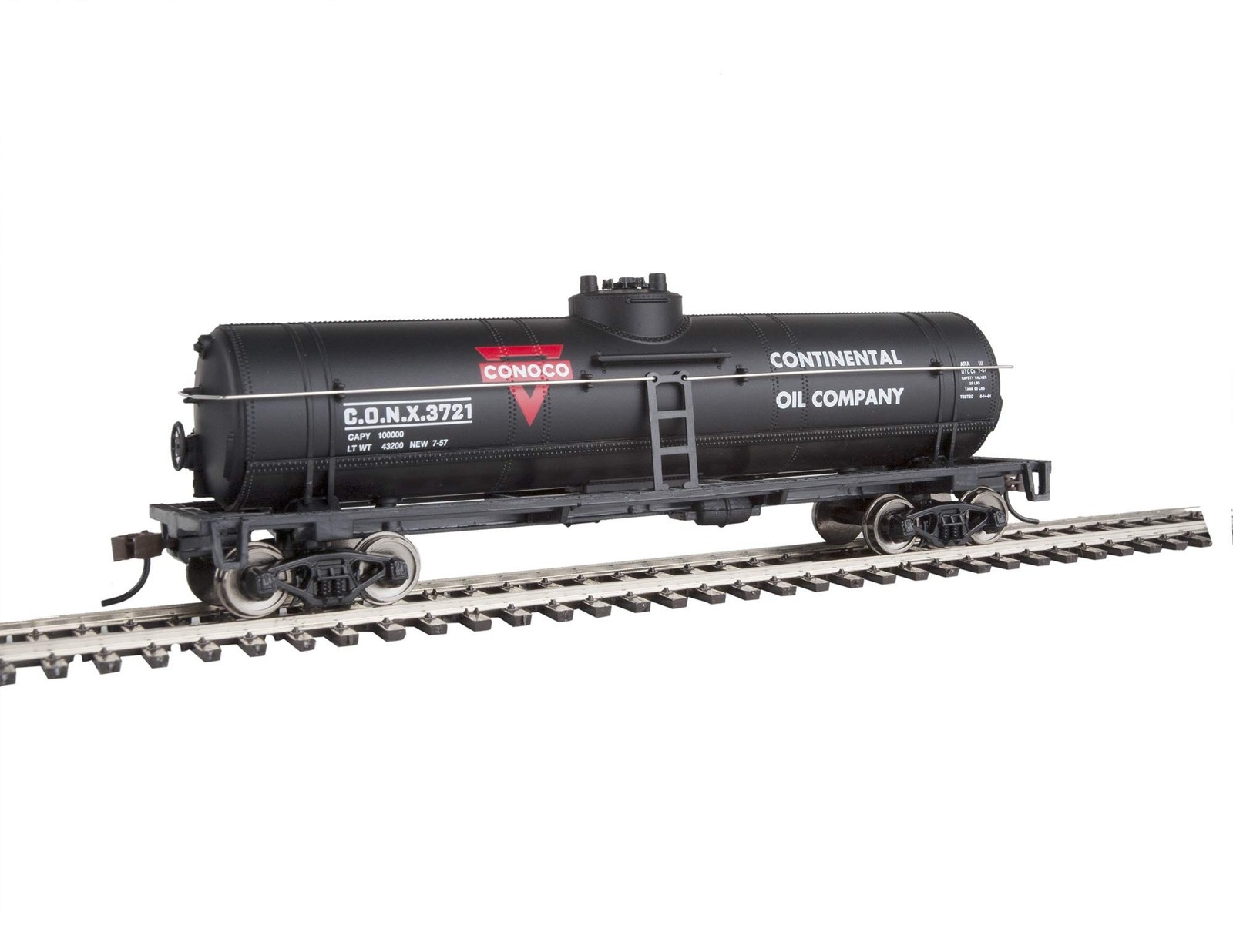 Walthers Trainline 40' Tank Car with Metal Wheels Ready to Run Conoco