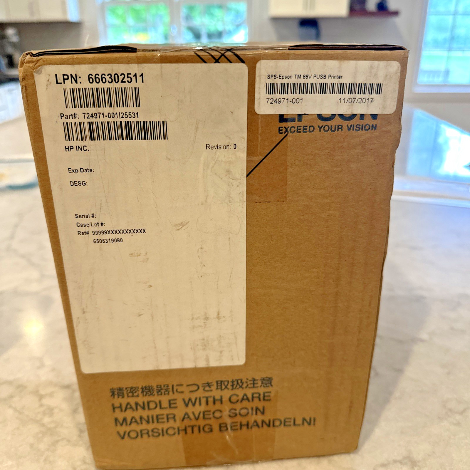 New Unopened Epson TM-T88V Thermal PUSB Receipt Printer