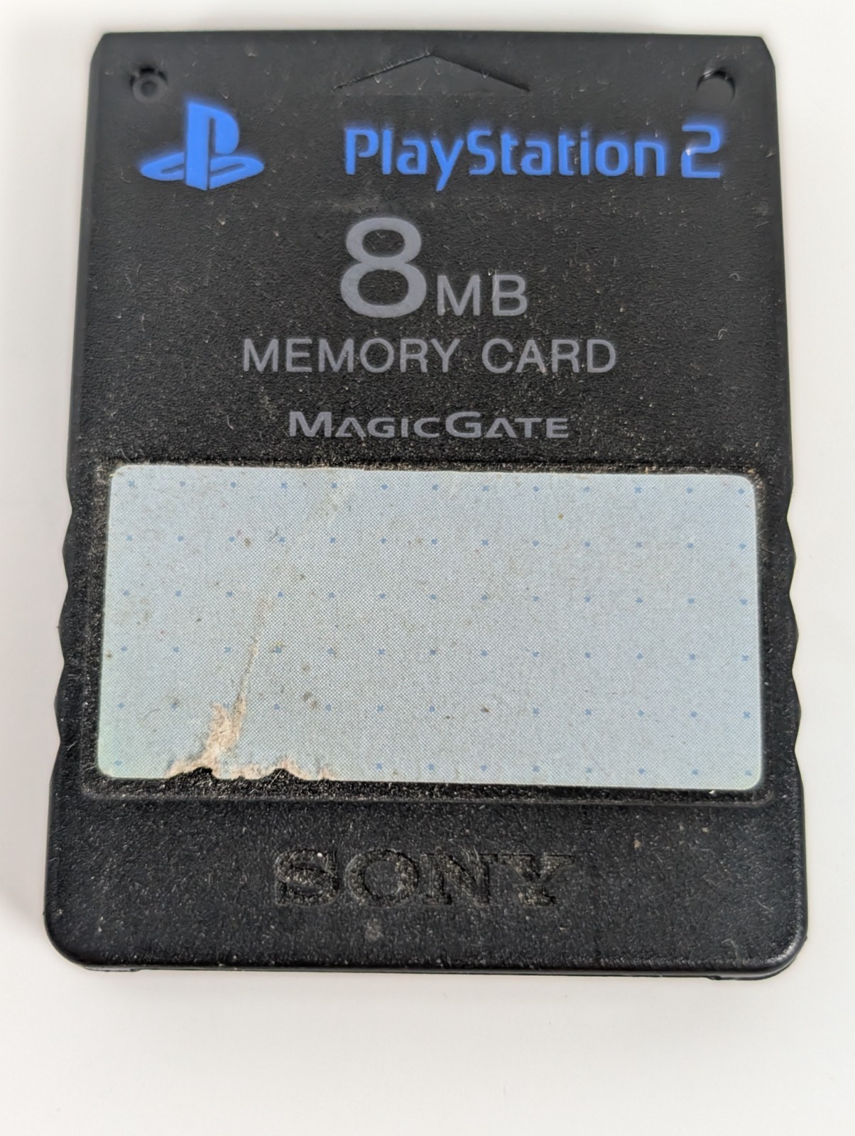 Black Sony Playstation 2 PS2 Original OEM MagicGate 8mb Memory Card Authentic PS