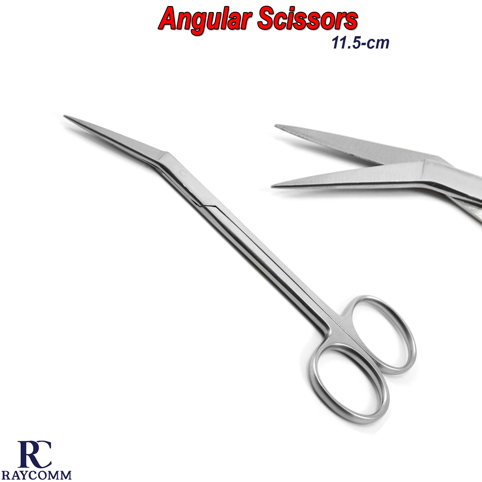 Surgical Iris Angular Scissors Suture Cutting Tissue Micro Oral Surgery Tools CE
