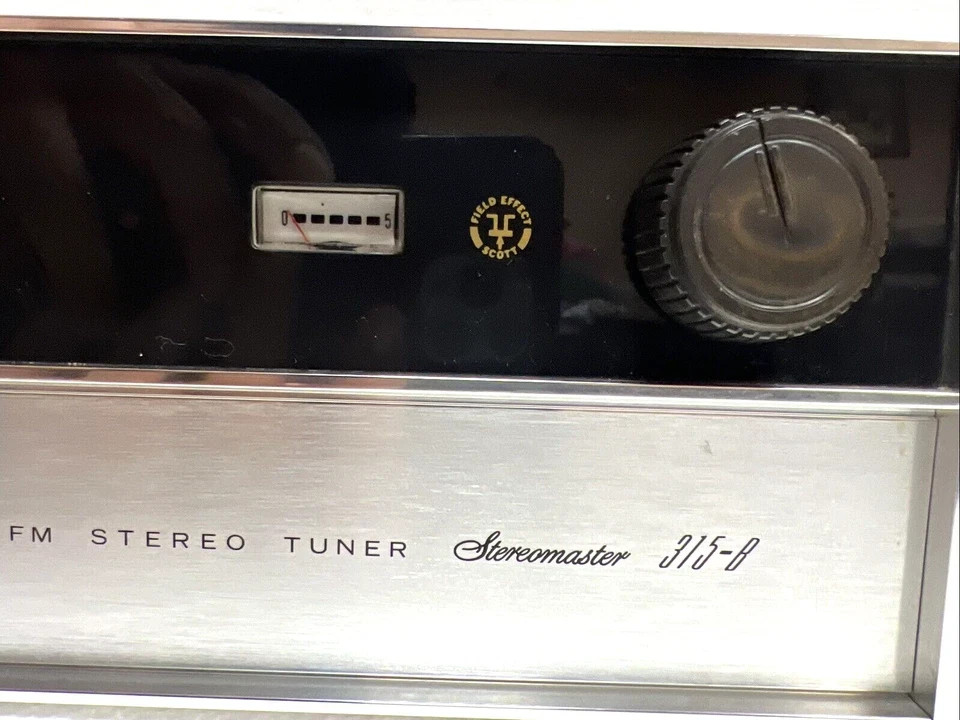 Scott Stereomaster 315-B FM Stereo Tuner Tested & Working!