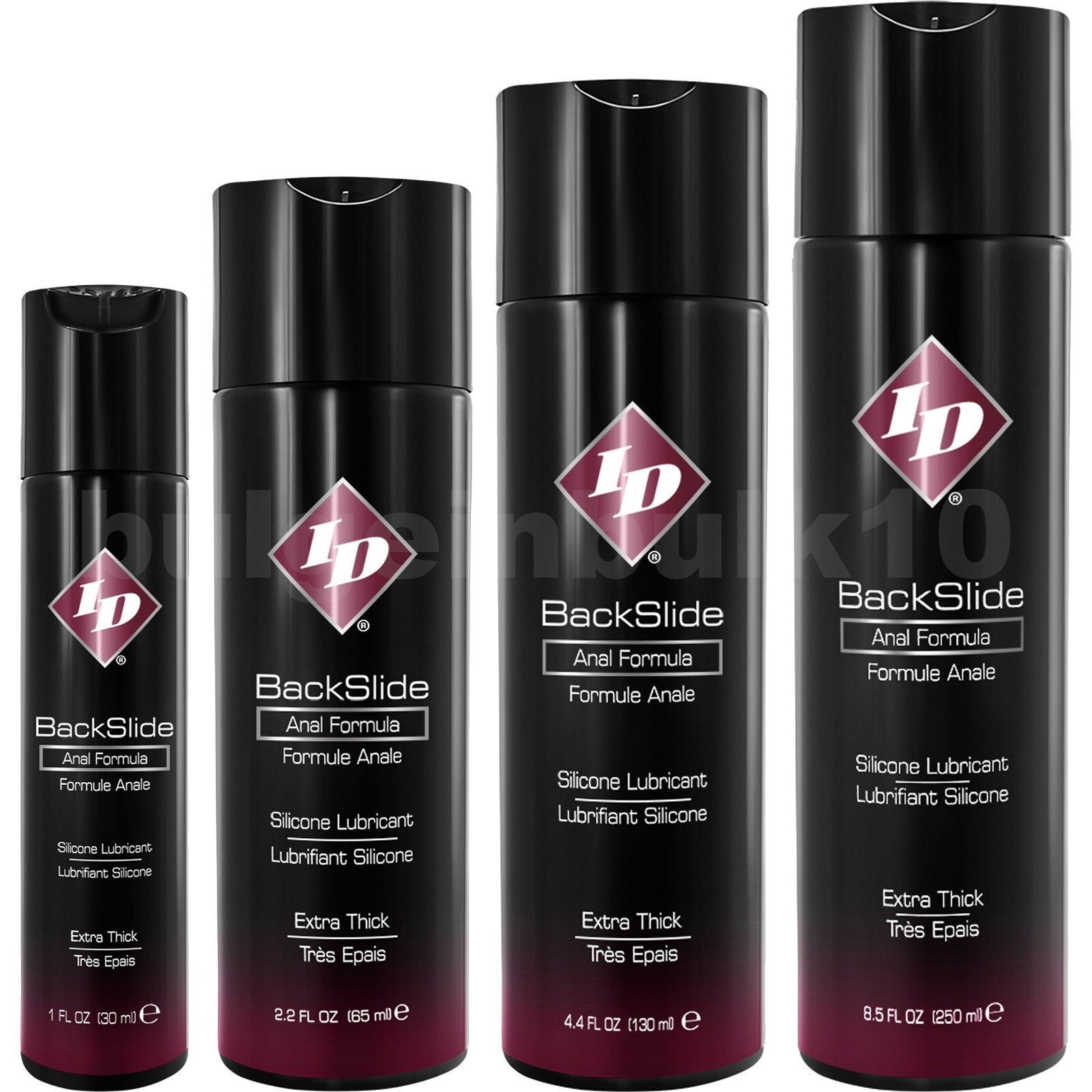 ID BackSlide Anal Formula Extra Thick Backdoor Silicone Based Lubricant