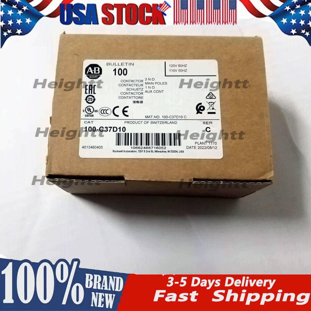 NEW Allen-Bradley 100-C37D10 100C37D10 Contactor AB US