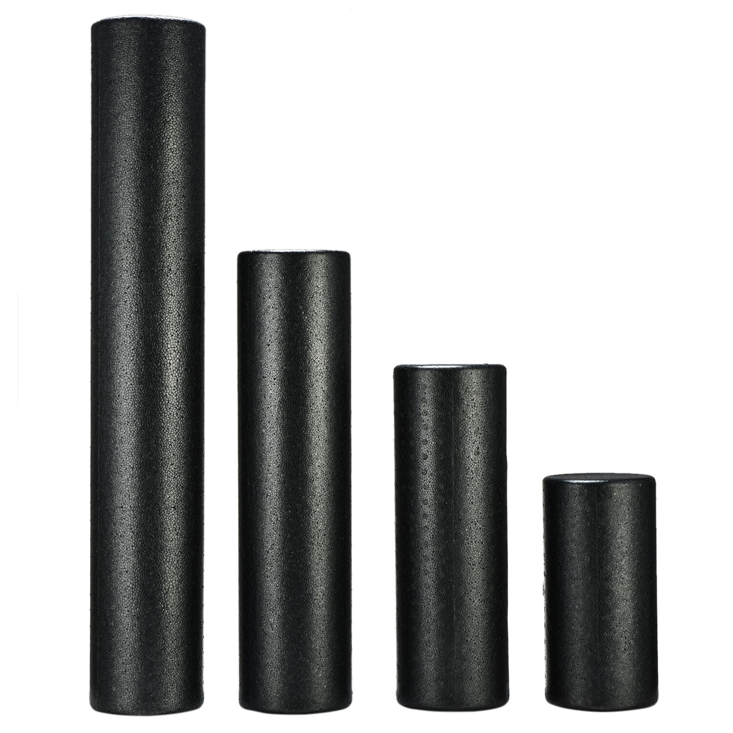 Extra Firm Foam Roller High Density Yoga Muscle Back Pain Trigger Massage Black