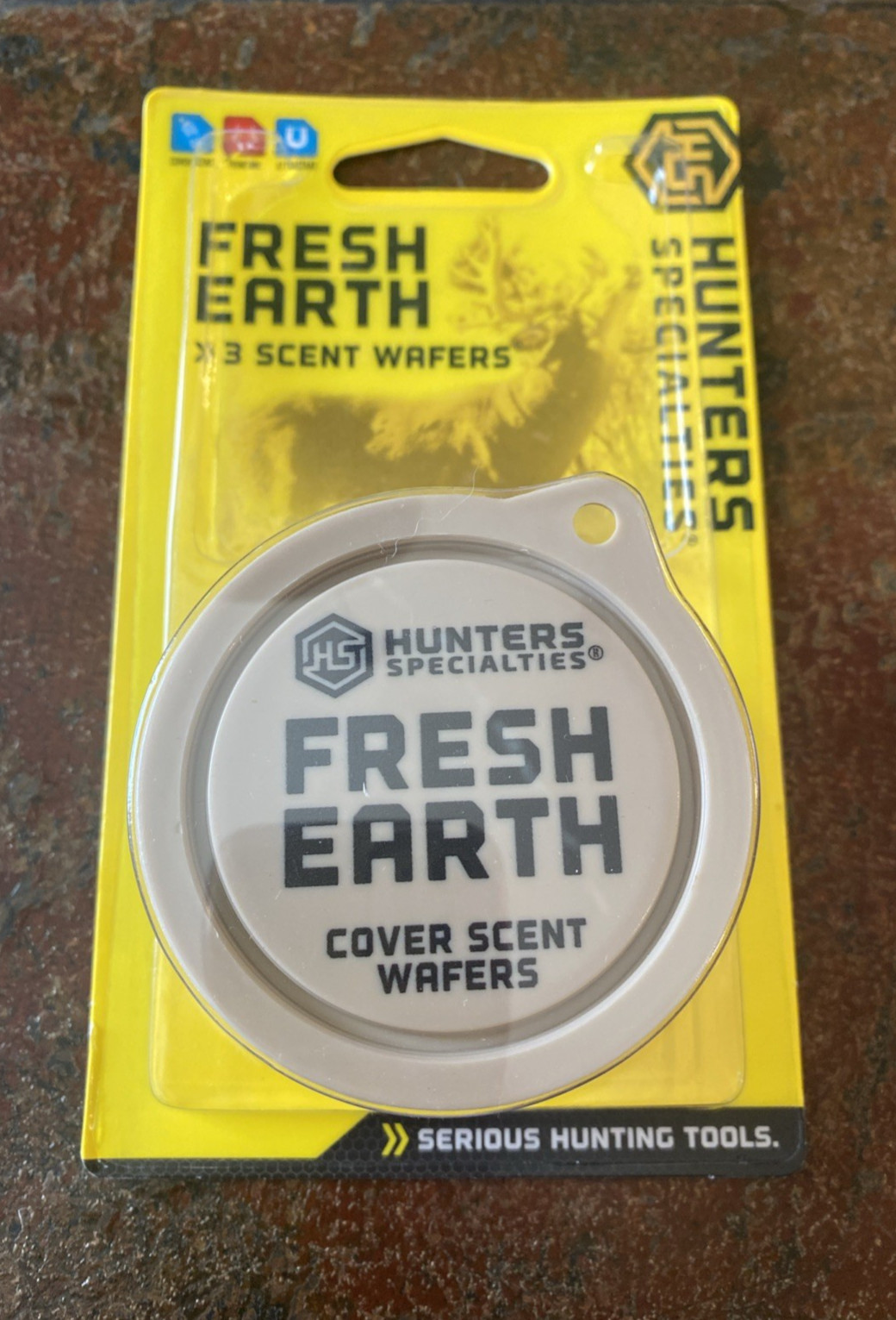 Hunters Specialties No Mess Cover Scent (3) Wafers Fresh Earth Scent W/Container