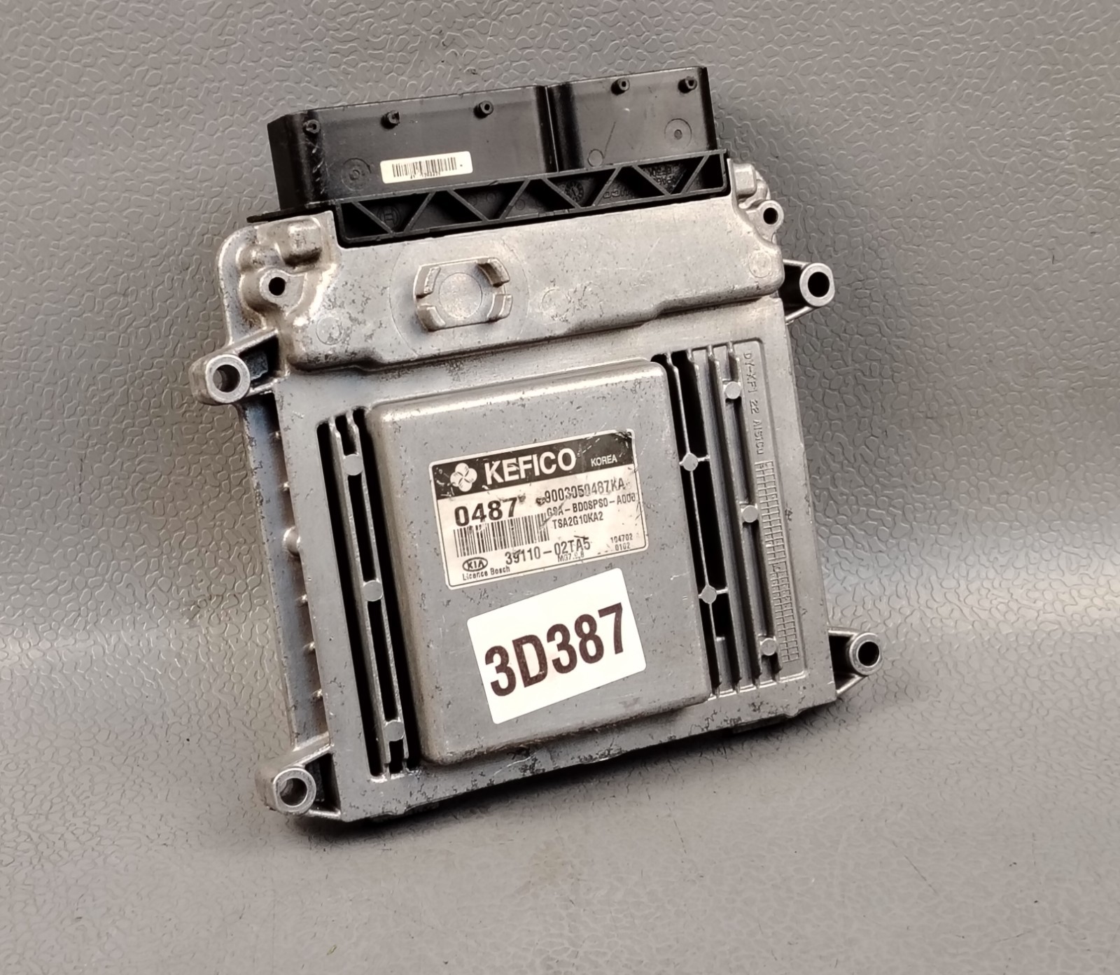 KIA HYUNDAI MORNING PICANTO 2010 Engine CONTROL MODULE ECM ECU 39110 02TA5