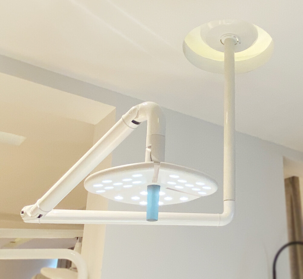 Dental LED Shadowless Ceiling Mounted Operating Examination Lamp KD-2018D-1 USA