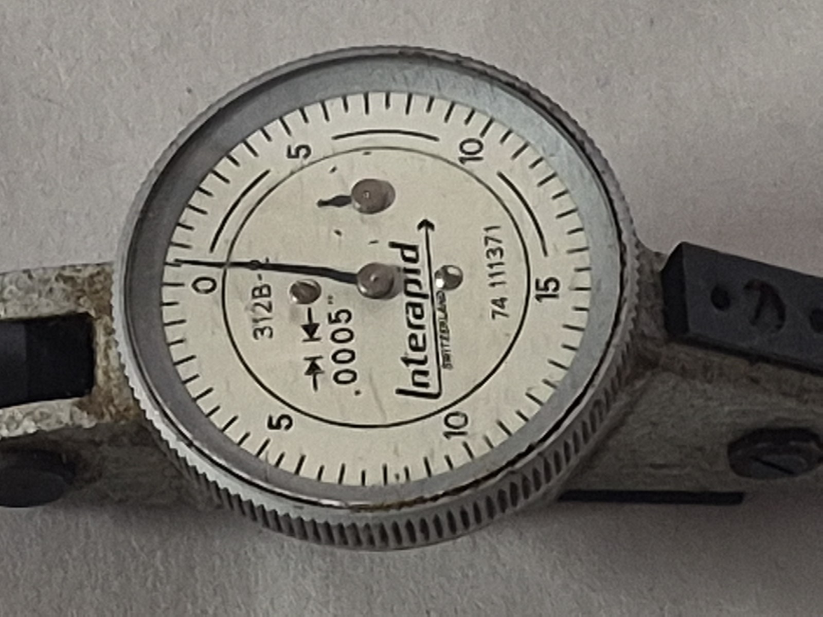 INTERAPID SWISS PRECISION .0005" DIAL TEST INDICATOR 312B-2 Machinist Tools