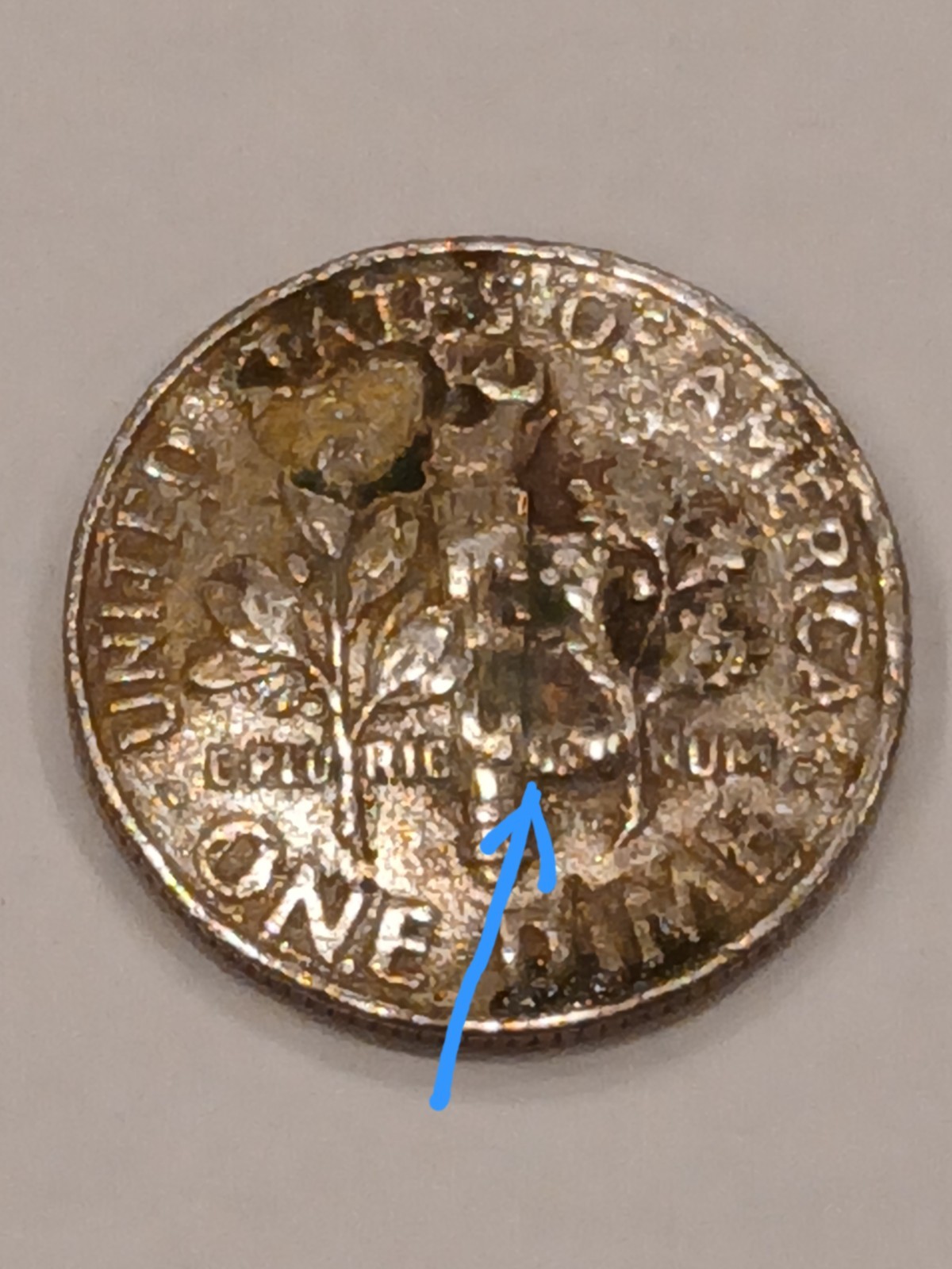 2017p Roosevelt Dime Error