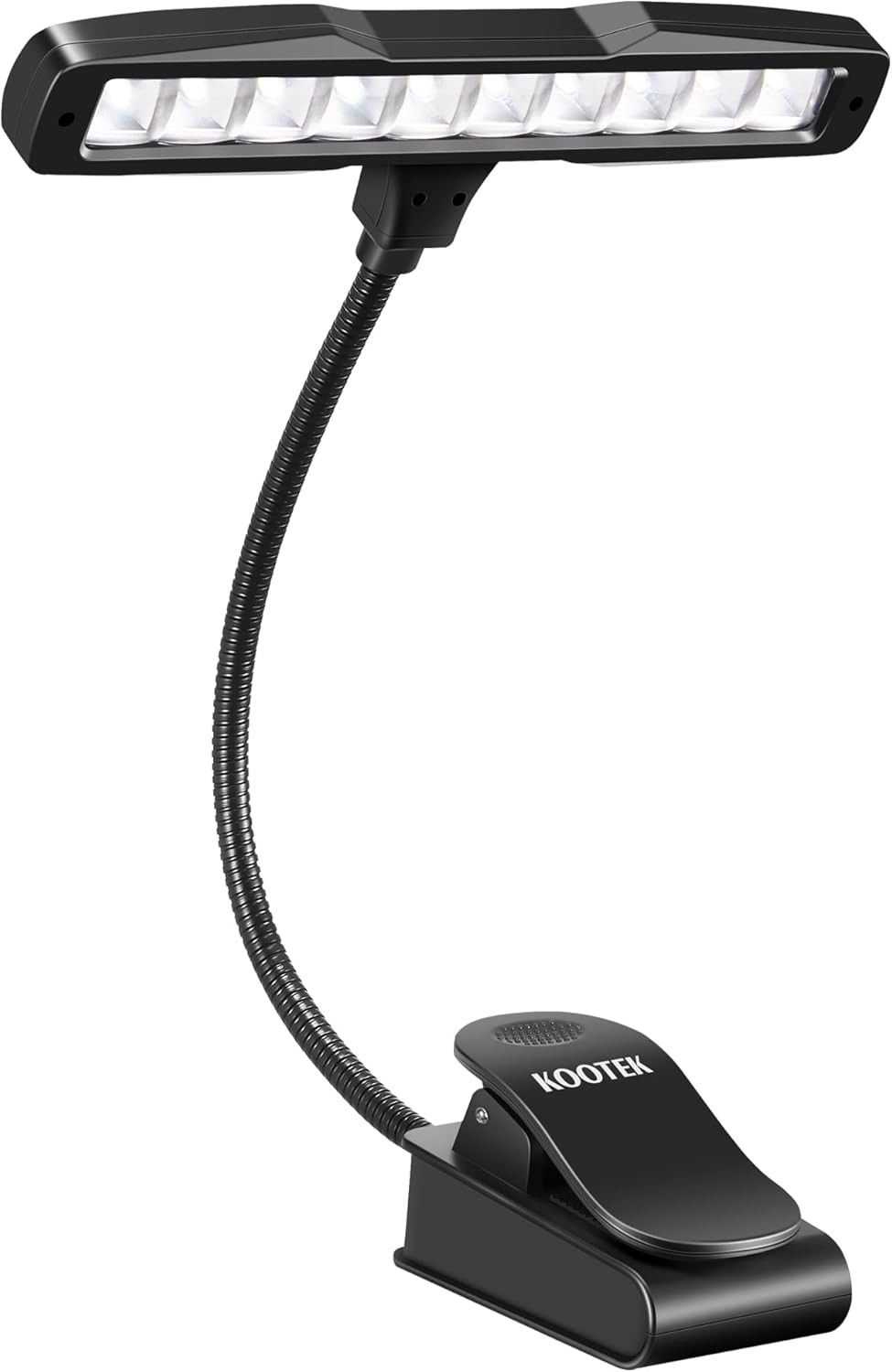 Music Stand Light Clip-On Piano Lamp Rechargeable Book Light 10 LED | Adjustable