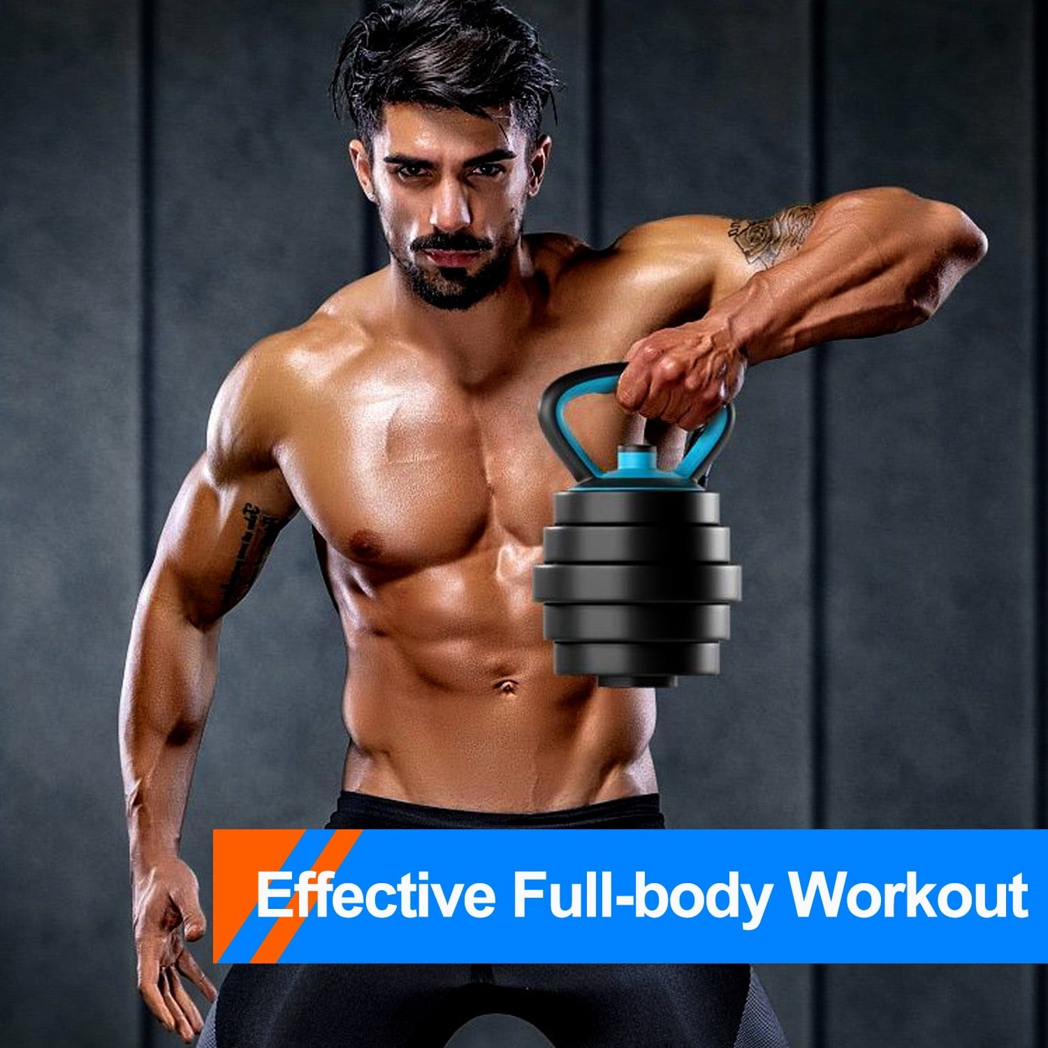 Adjustable Dumbbells, Portable Changeable Dumbbell, Kettlebells, Push up Stand