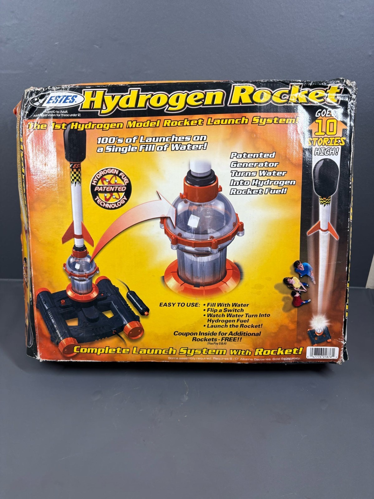 Estes Hydrogen Rocket Launch System EST 1876 Complete In Box STEM Science Kit