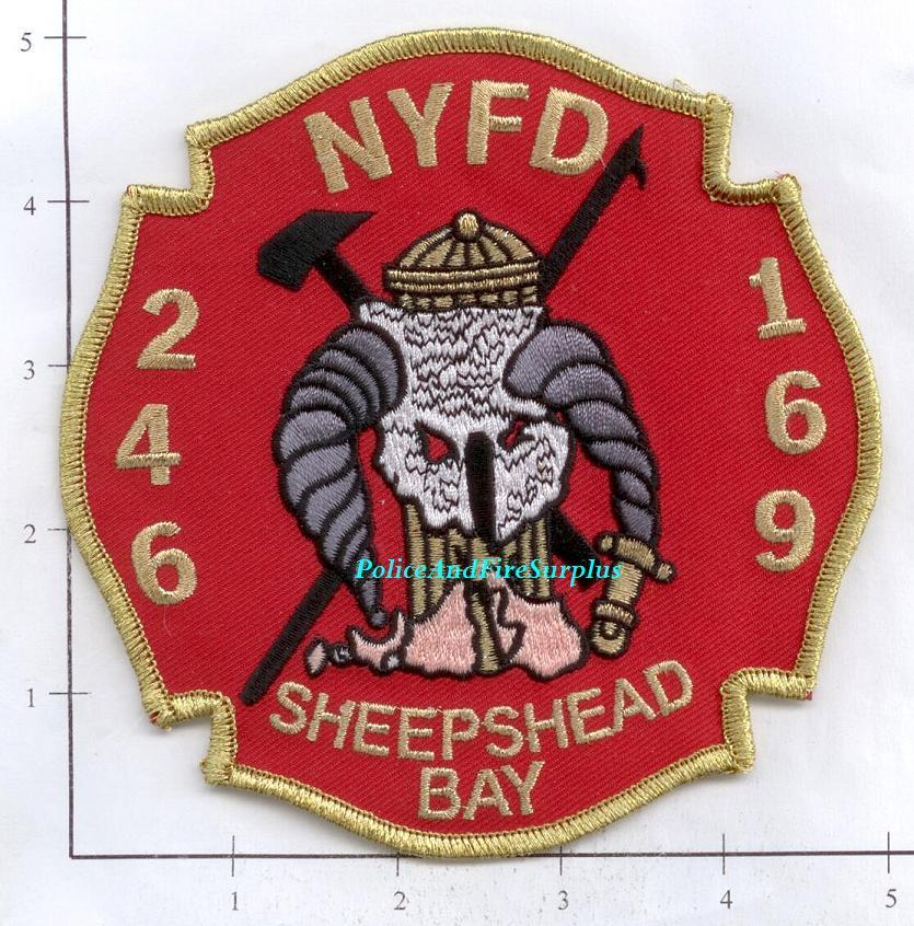 New York City NY Fire Dept Engine 246 Ladder 169 Patch v6