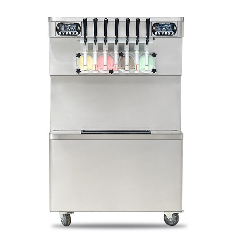 Kolice Commercial 7 flavors soft serve ice cream machine frozen yogurt maker