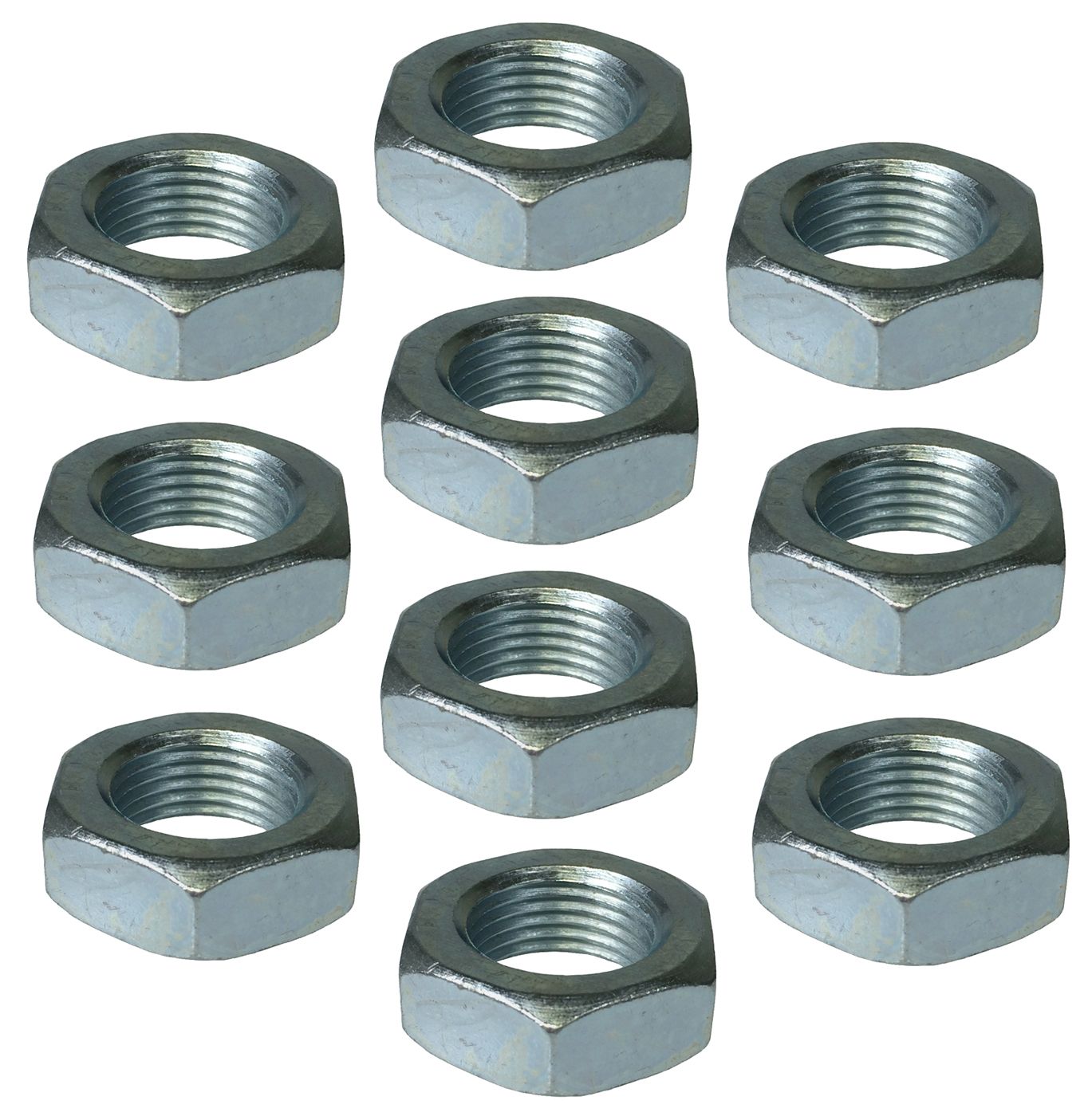 3/4"-16 L/H Steel Jam Nuts - 10 Pack #1131