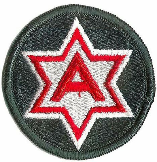 US ARMY 6TH ARMY CLASS A PATCH - FULL COLOR