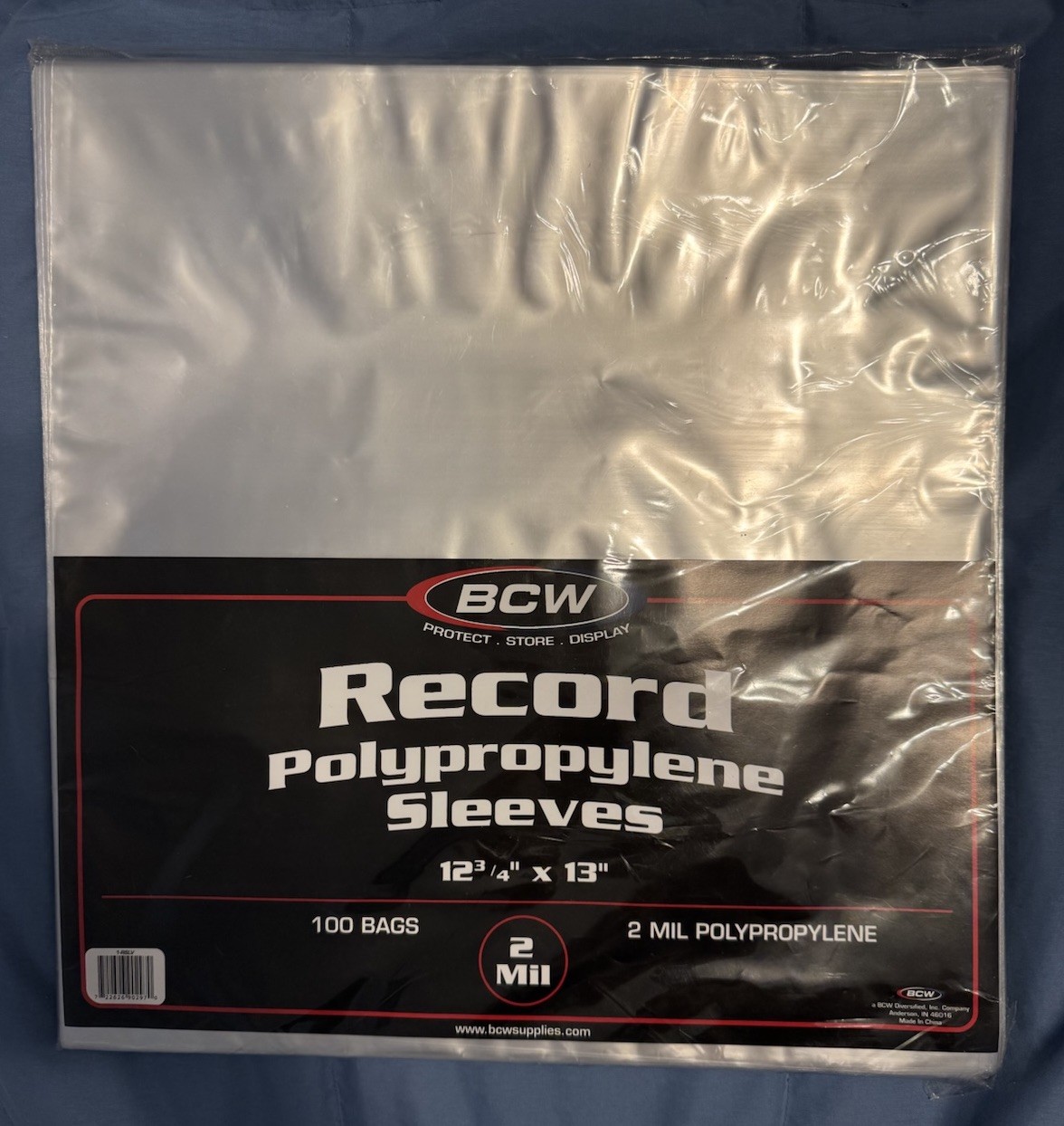 100 BCW ~ 33 RPM LP Vinyl Record Album Outer Sleeve Covers 2 Mil Clear Plastic