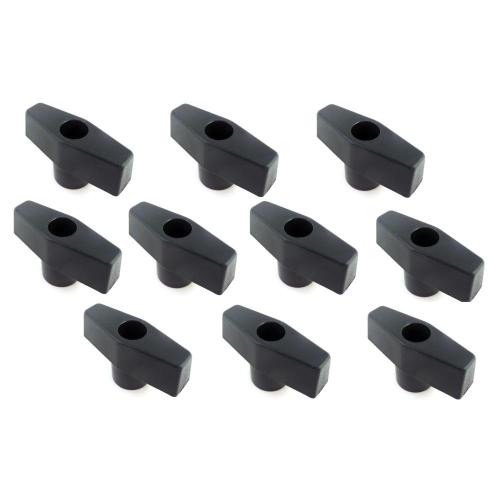 Taytools 10-Piece Female Threaded T Knobs-1" to 2-1/2" Wide (1.125" high) 1" W