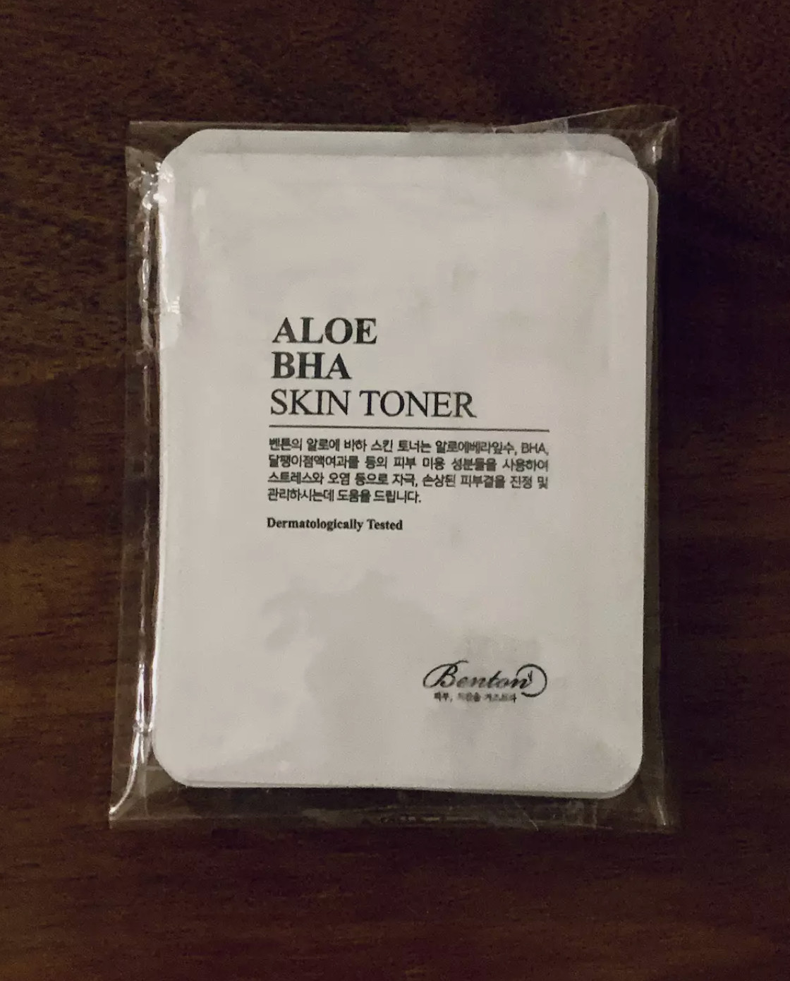 BENTON Aloe BHA Skin Toner pouch sample 10pcs US Seller Sale!
