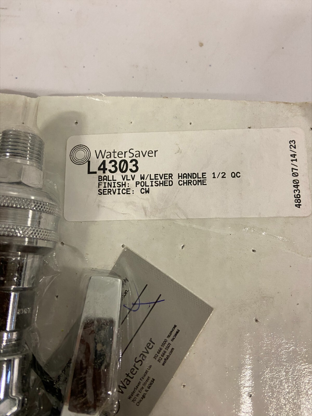 Watersaver High Flow Quick Connect Valve