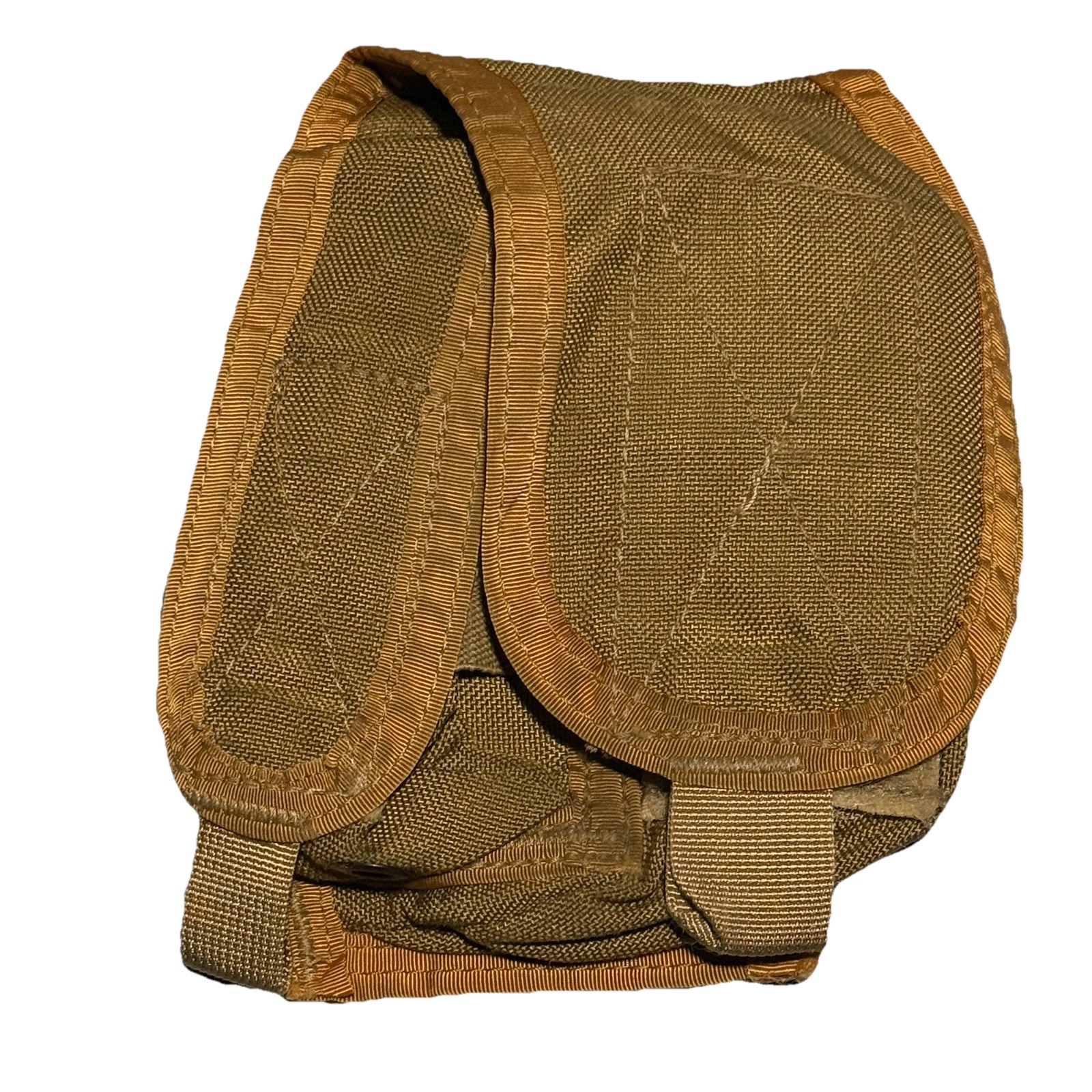 Pre MSA Paraclete Double M4 Pouch W/ 40mm Pocket - Rare Pinky Tan Color VGU