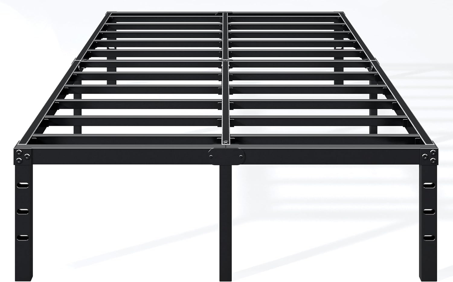 14 Inch Queen Bed Frame   Sturdy Metal Platform Queen Size  No Box Spring