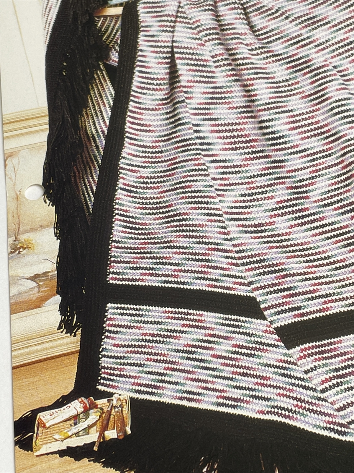 Brush Strokes Country Afghan Crochet Pattern Needlecraft Shop