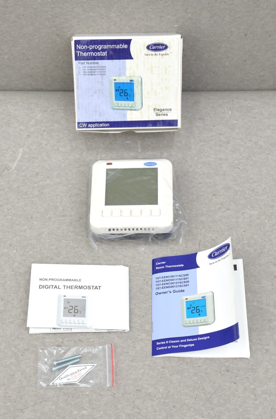 Carrier Non-programmable Digital Thermostat TST-EENC06111SCS00