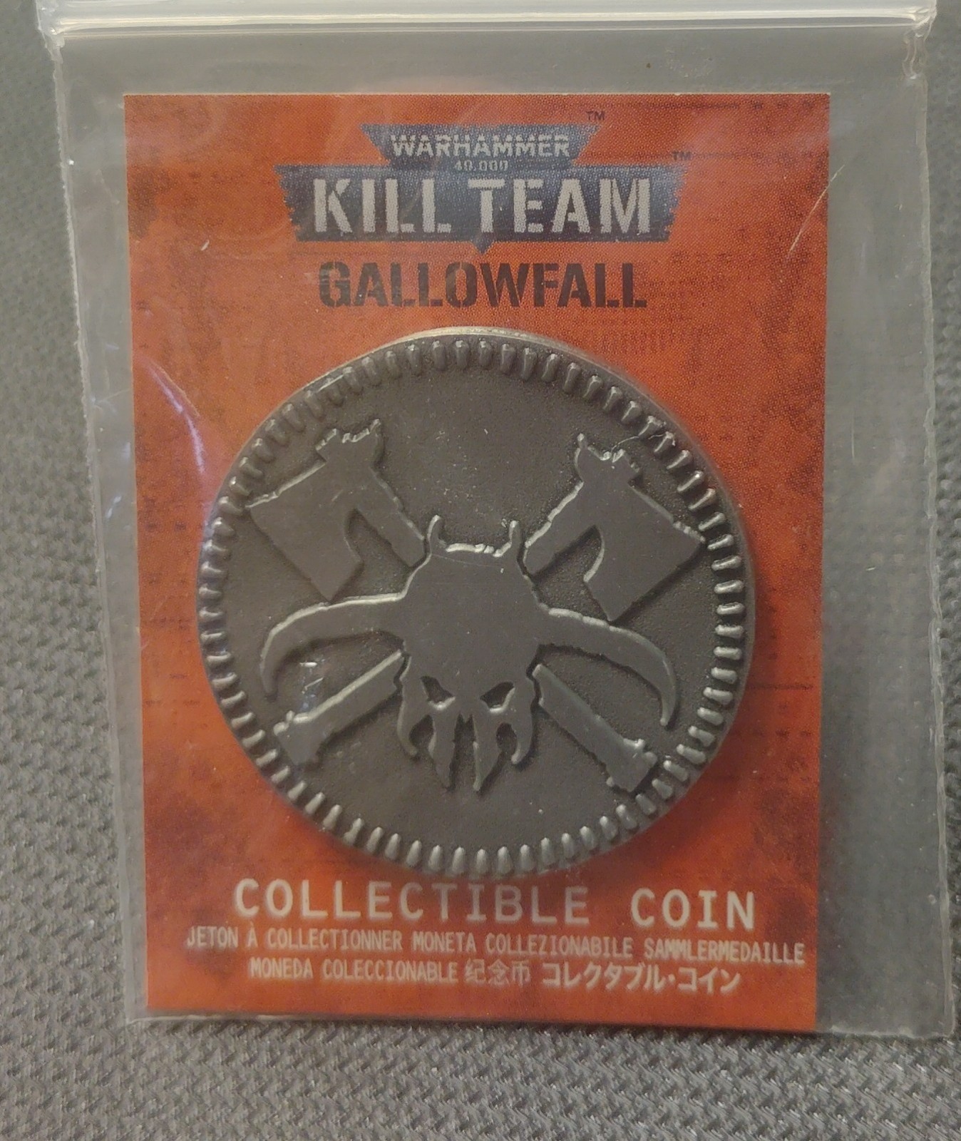 Gallowfall Coin Warhammer 40K Black Library Limited Edition Kill Team