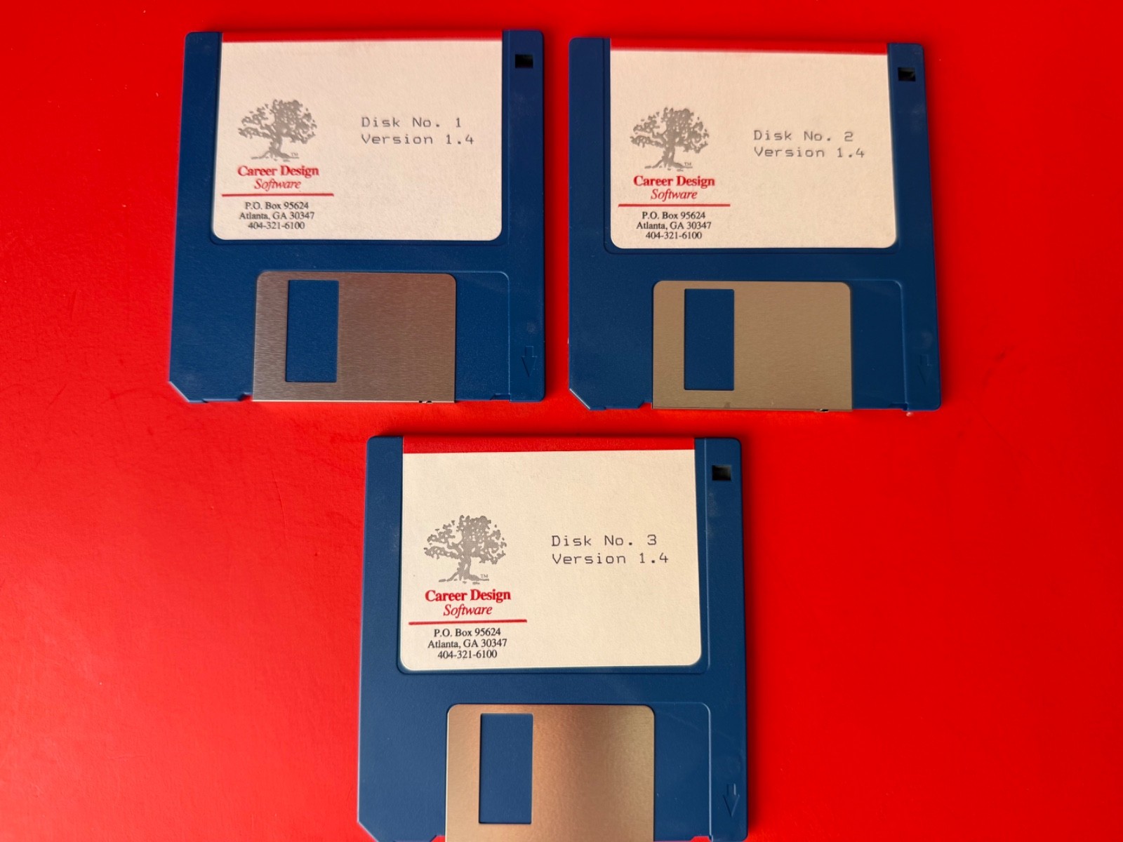 Career Design Software Version 1.4 3 Disk Set IBM