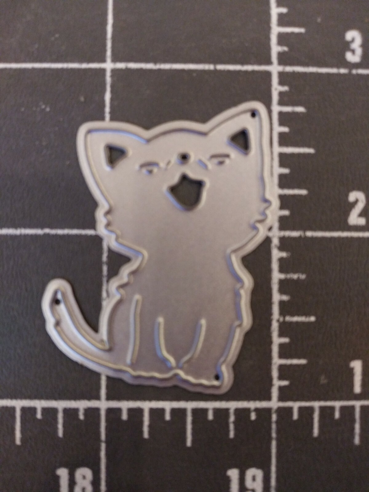 Universal Die Cut Tool Thin Metal Emboss Animal Shelter Rescue Cat Kitten crying