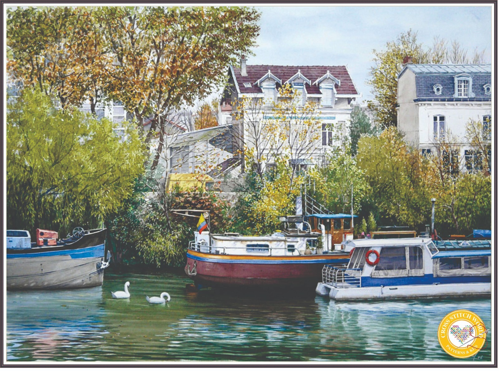 Good morning 848 Chart Counted Cross Stitch Pattern