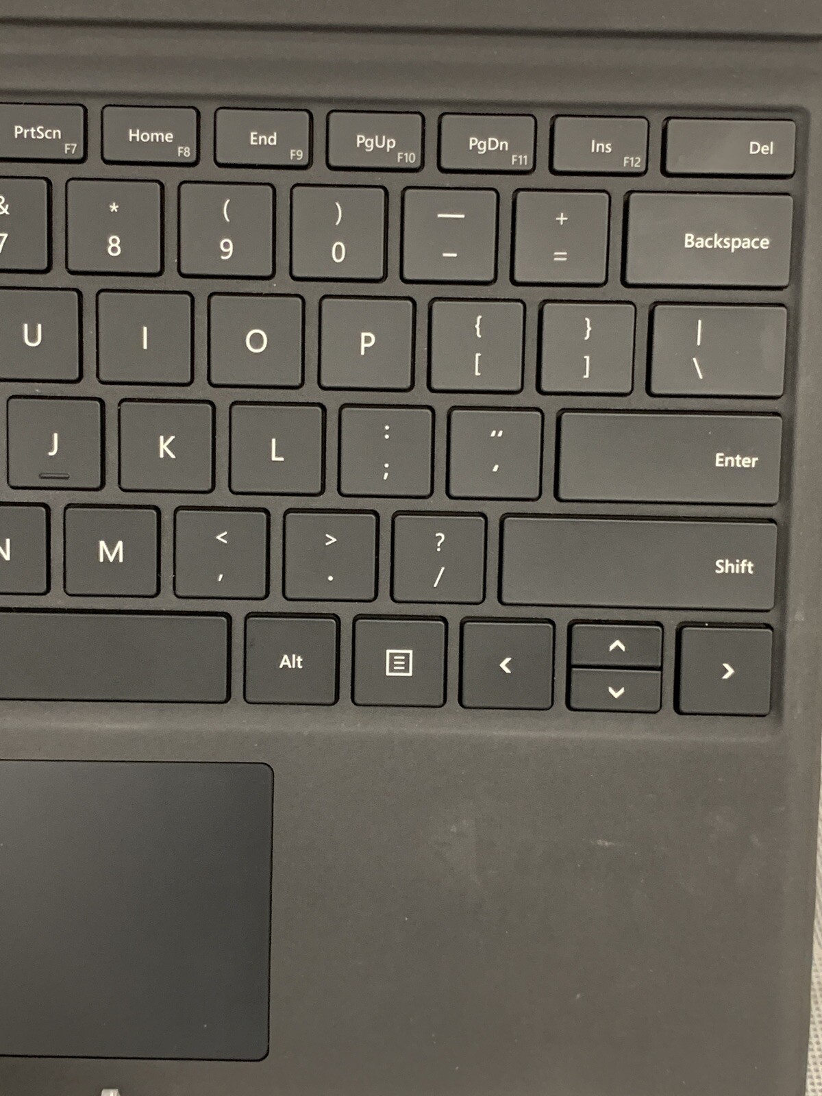 Microsoft 1725 Type Cover Black for Surface Pro 3,4,5,6,7 Backlit Keyboard