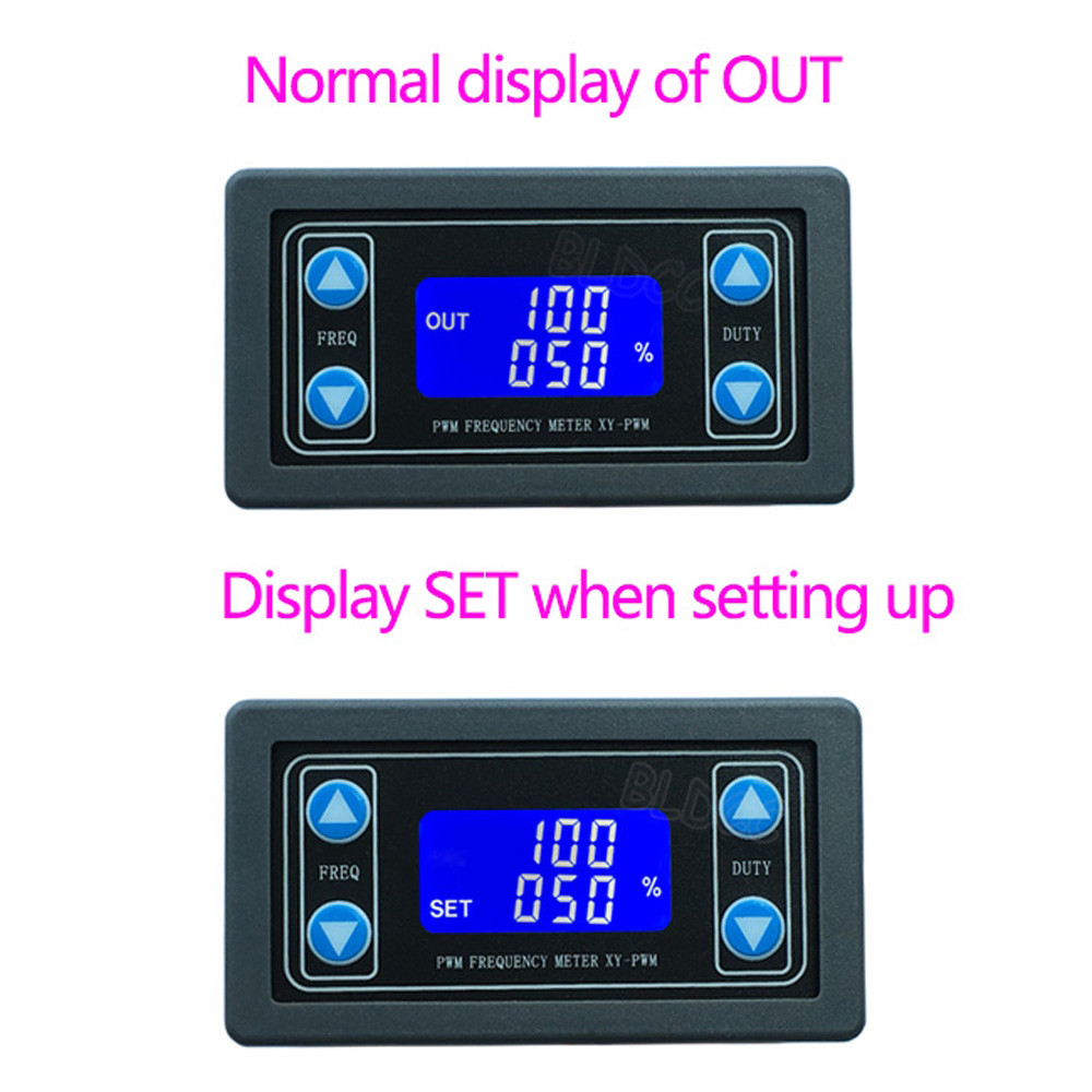 2X 1Hz-150KHz Square Wave Signal Generator PWM Module Pulse Frequency Adjustable