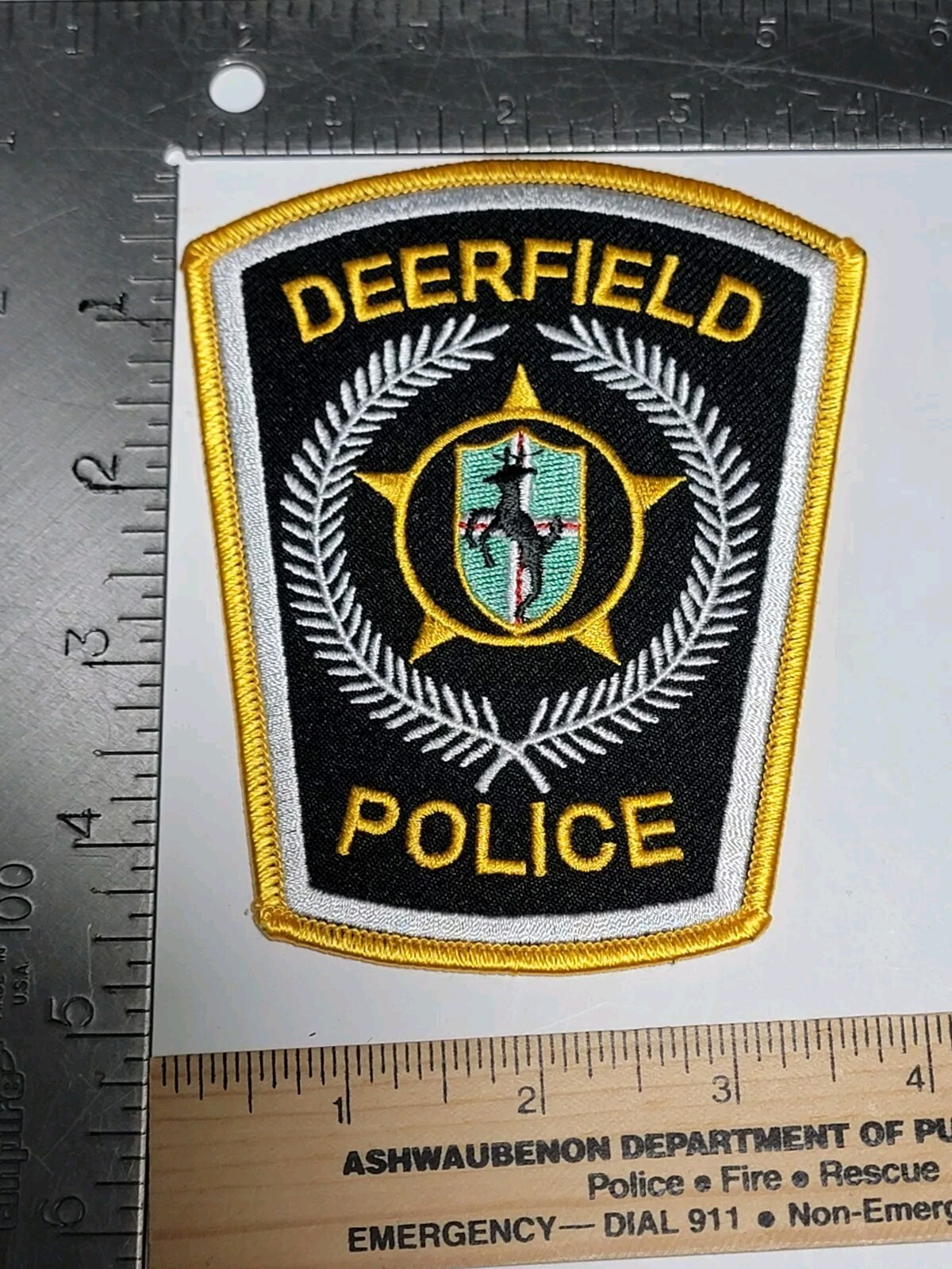 S b1 Police patch Illinois Deerfield