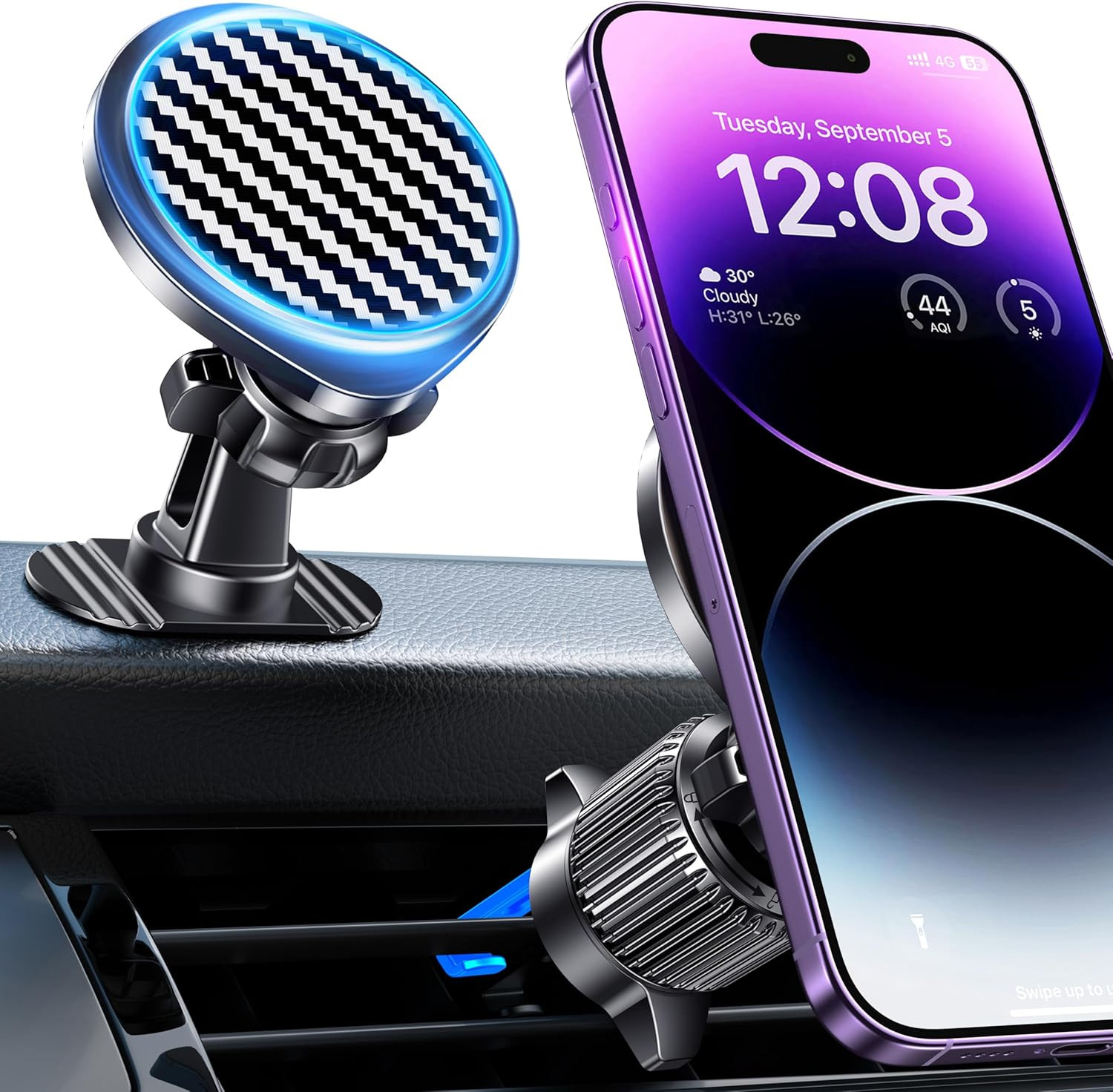 For Magsafe Car Mount [Strong Magnets] Magnetic Phone Holder for Car Vent