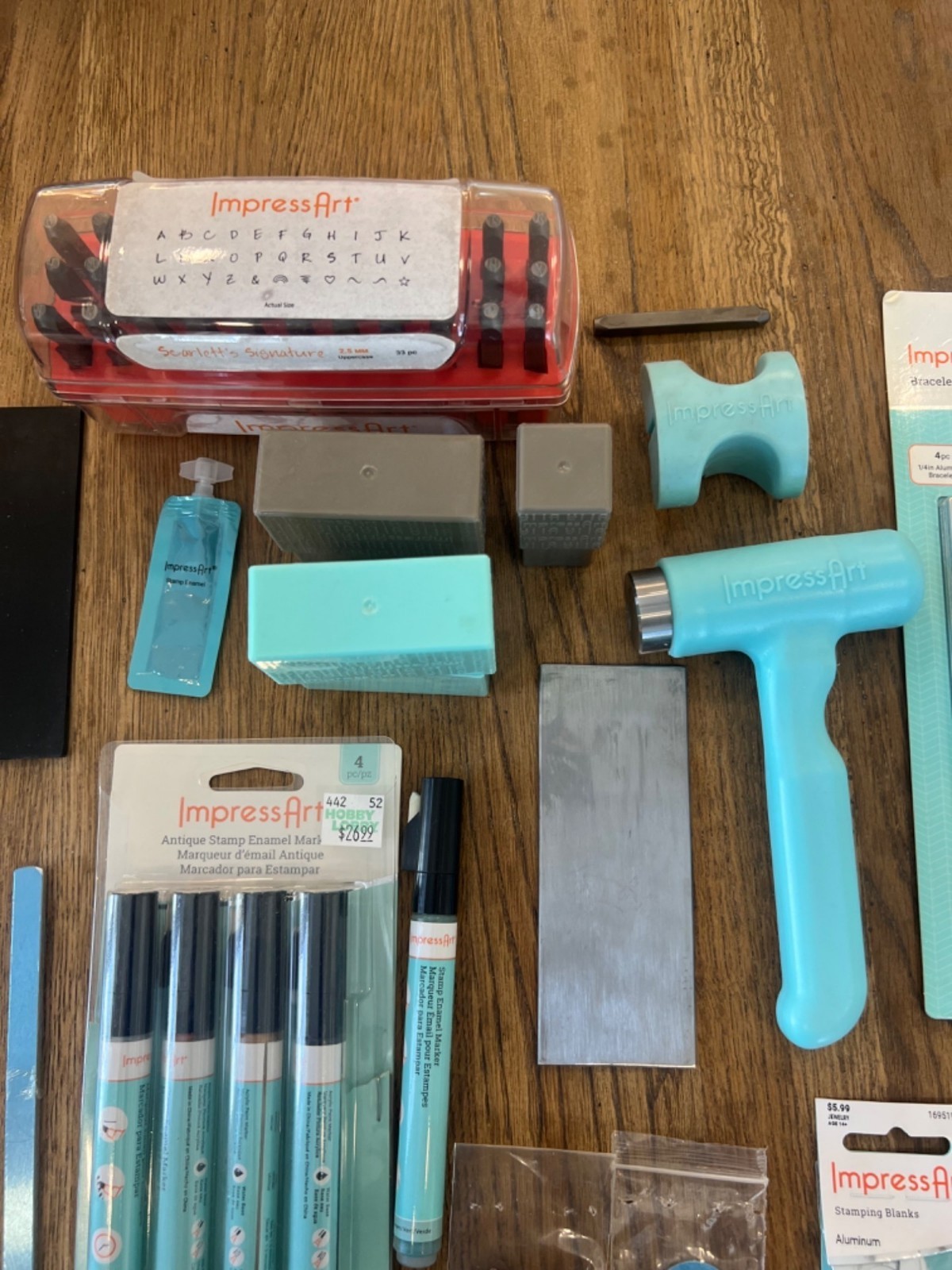ImpressArt Metal Stamping Tools & Components Kit Jewelry Making Essentials